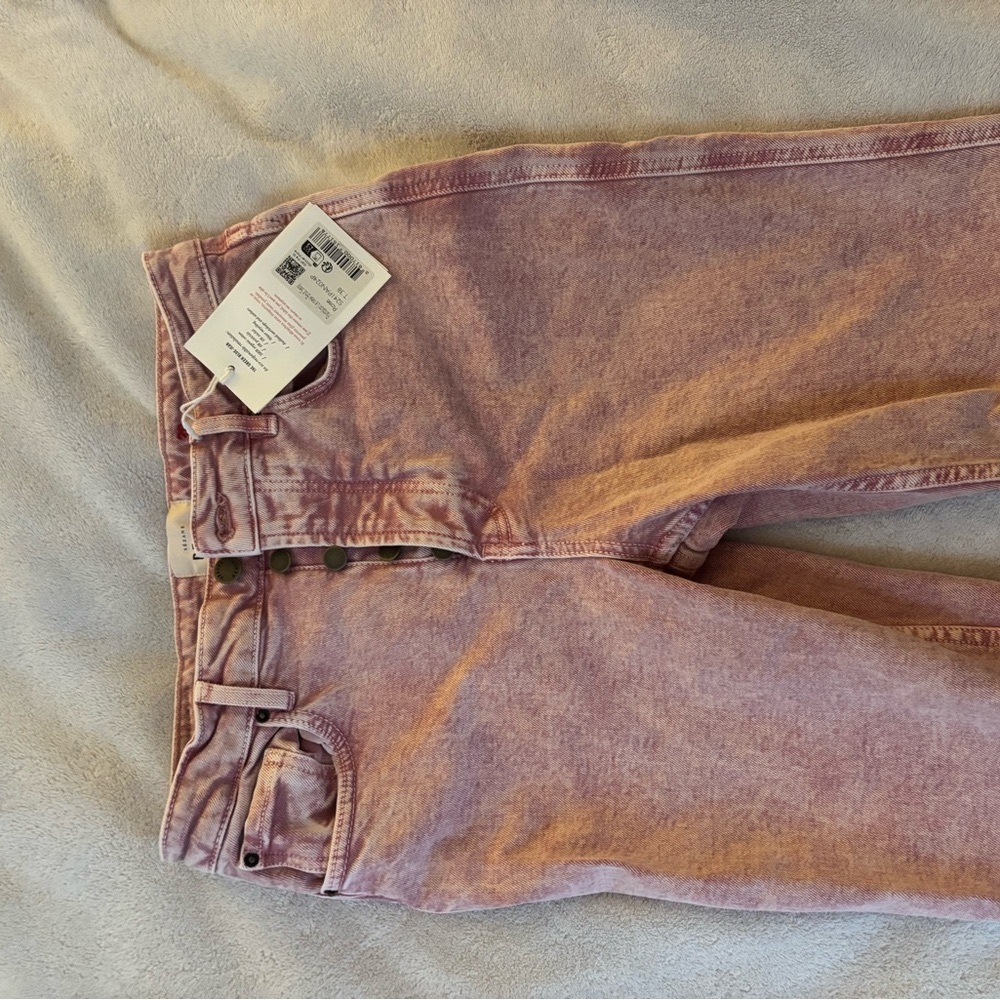 NWT Sezane Brut Sexy jeans in pink size 6